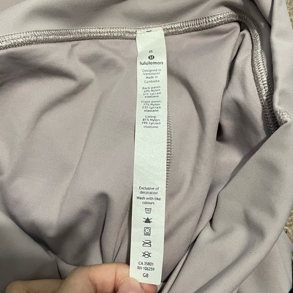 Lululemon wunder under leggings 'Lavender Dusk' sz 8 - Picture 7 of 7